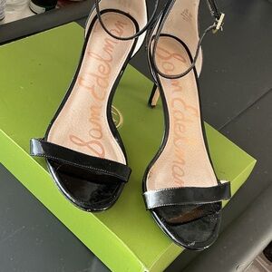 Sam Edelman Black Strappy Heels